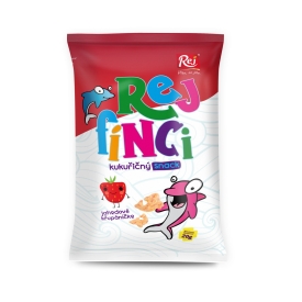 Rejfinci kukuričný snack - jahoda