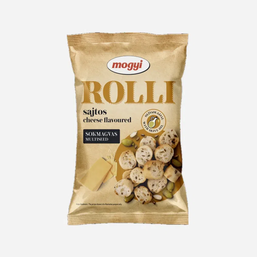 Rolli - viaczrnné chlebové krekry so syrovou príchuťou