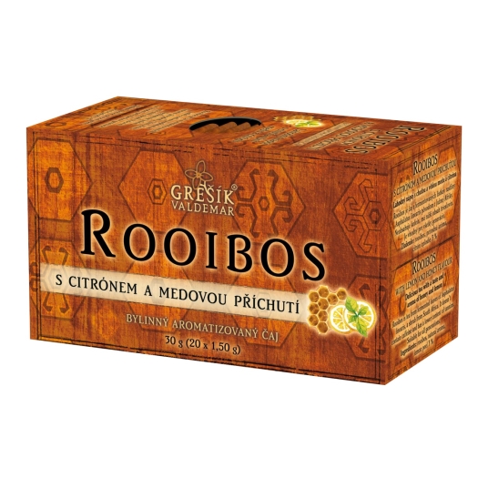 Rooibos citrón a med 20 sáčkov