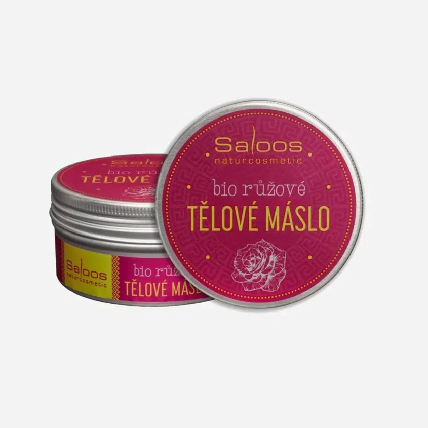 Ružové telové maslo BIO