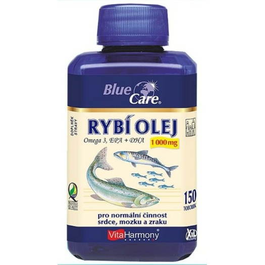 Rybí olej Omega 3 1000 mg 150 kapsúl