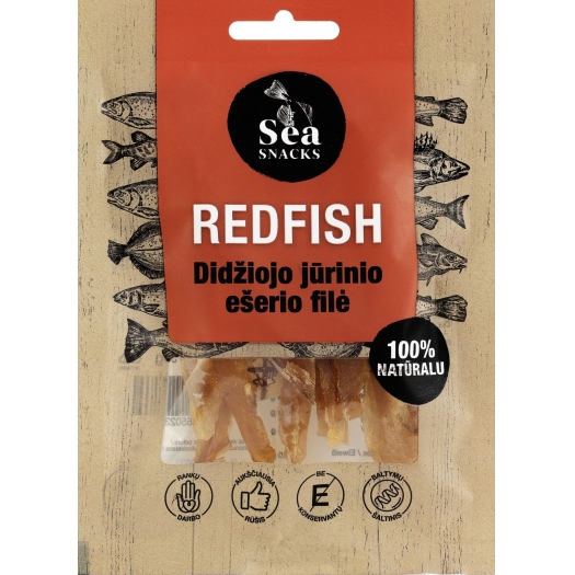 Rybie Jerky - Filety z okúnika zlatistého prúžky