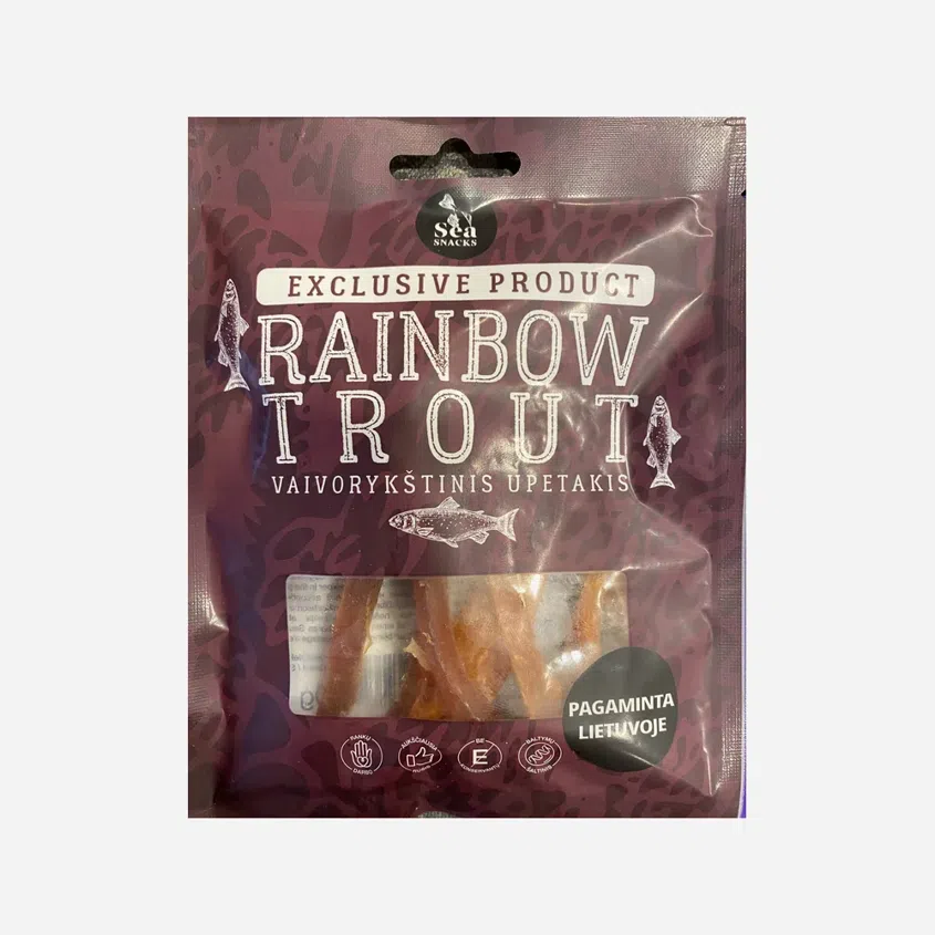 Rybie Jerky - Filety z pstruha dúhového prúžky