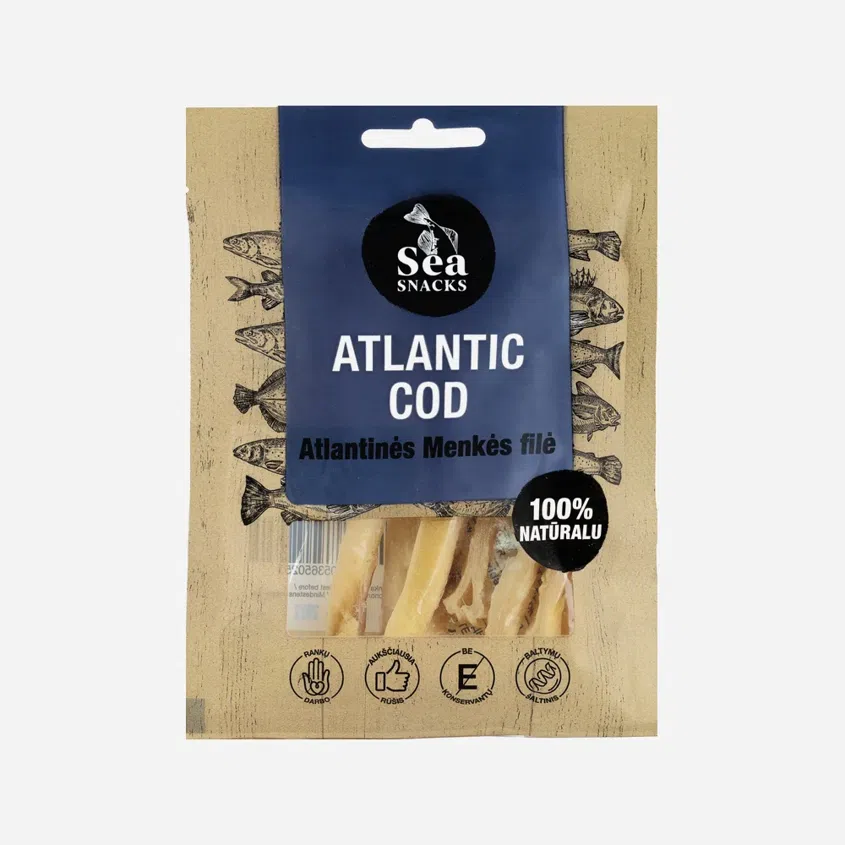 Rybie Jerky - Filety z tresky všeobecné prúžky