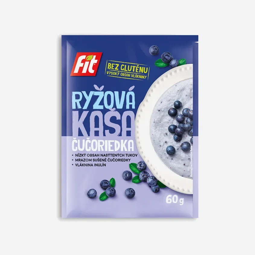 Ryžová kaša Čučoriedka