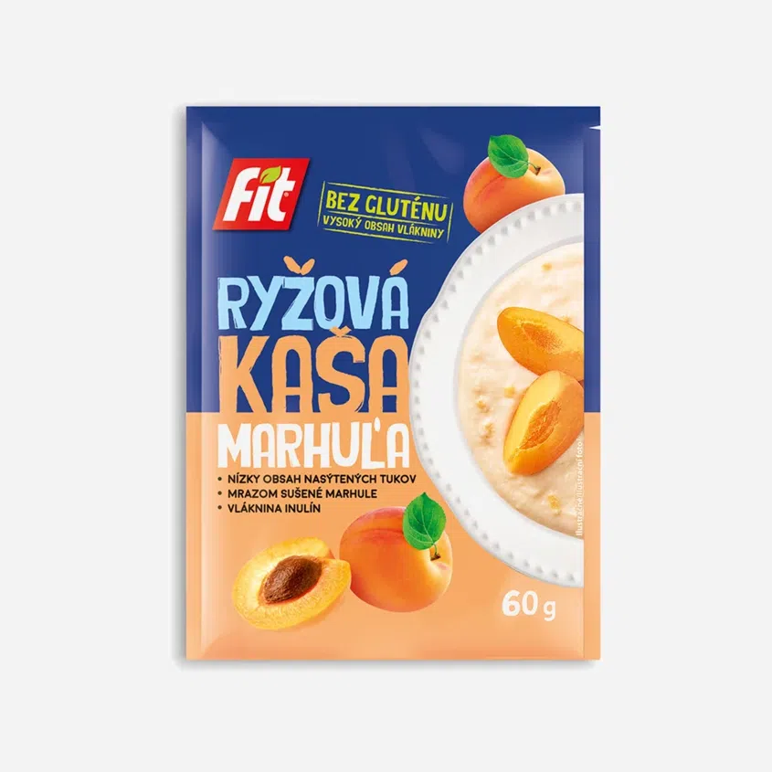Ryžová kaša marhuľa