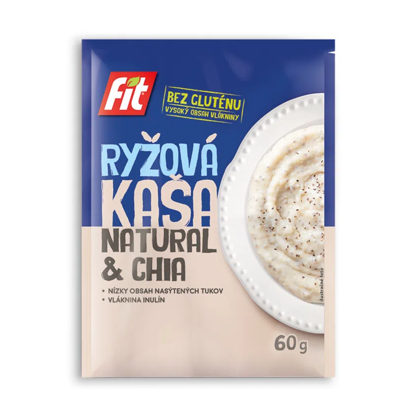 Ryžová kaša Natural s chia