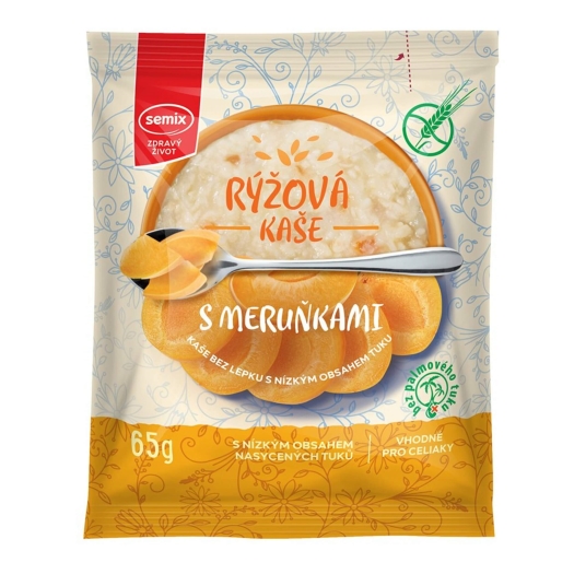 Ryžová kaša s marhuľami bez lepku