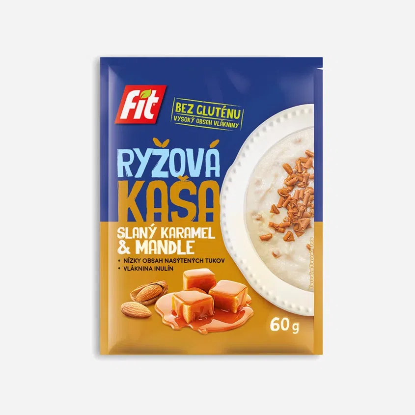 Ryžová kaša Slaný karamel a mandle
