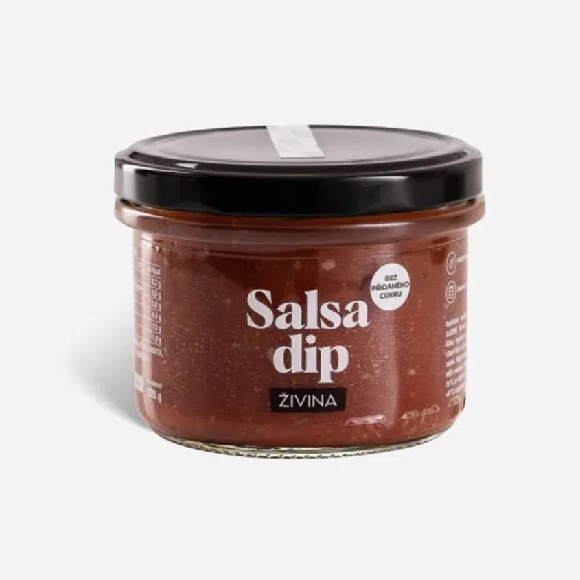 Salsa dip bez pridaného cukru