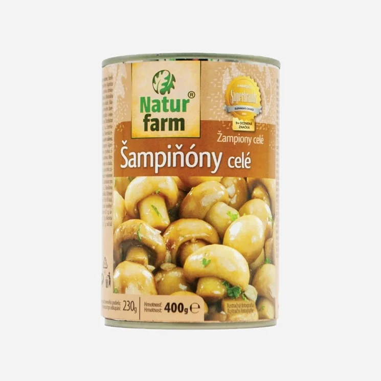 Šampiňóny celé
