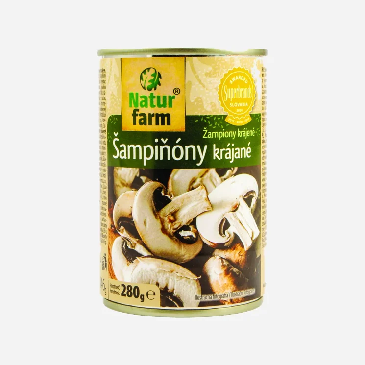 Šampiňóny krájané