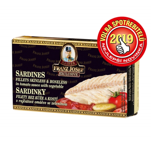 Sardinky filety v paradajkovej omáčke so zeleninou
