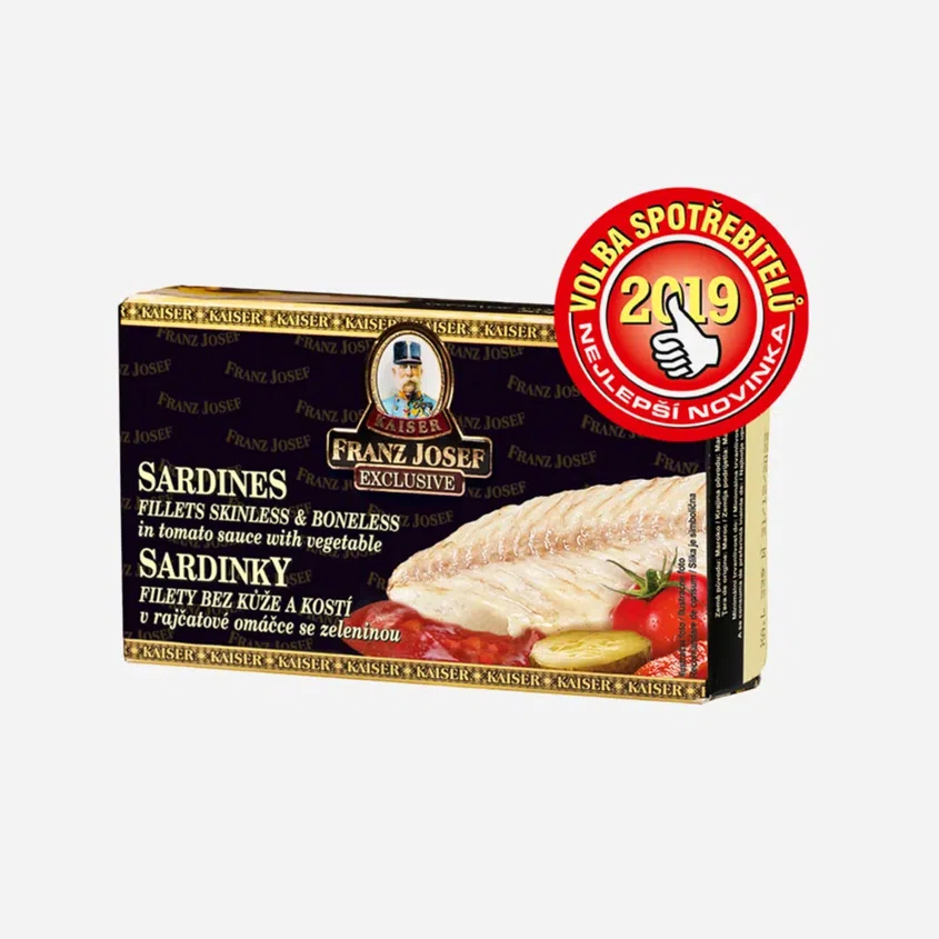 Sardinky filety v paradajkovej omáčke so zeleninou