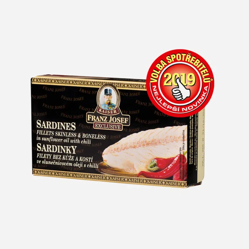 Sardinky filety v slnečnicovom oleji s chilli