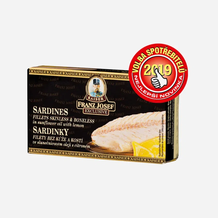 Sardinky filety v slnečnicovom oleji s citrónom