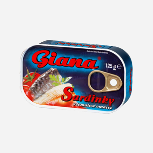 Sardinky v paradajkovej omáčke so zeleninou