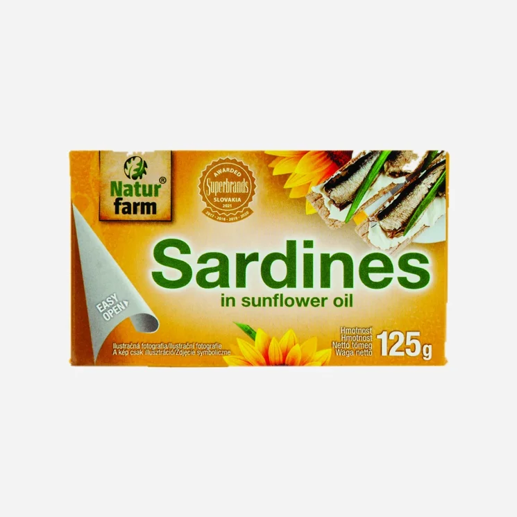 Sardinky v slnečnicovom oleji