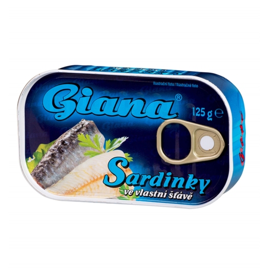 Sardinky vo vlastnej šťave