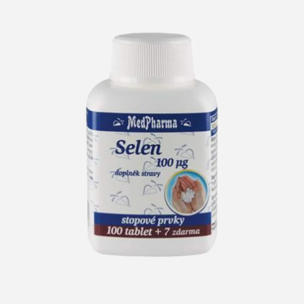 Selén 100 mikrogramov 107 tabliet