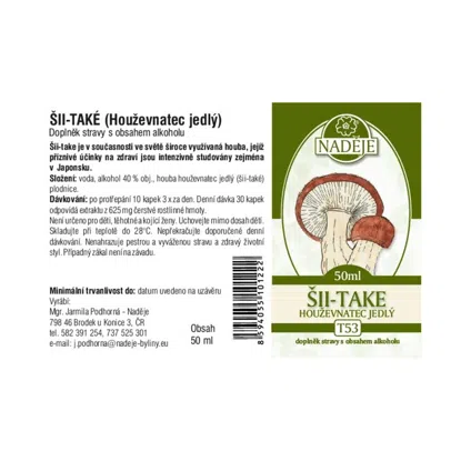 ŠII-TAKE - tinktúra z huby