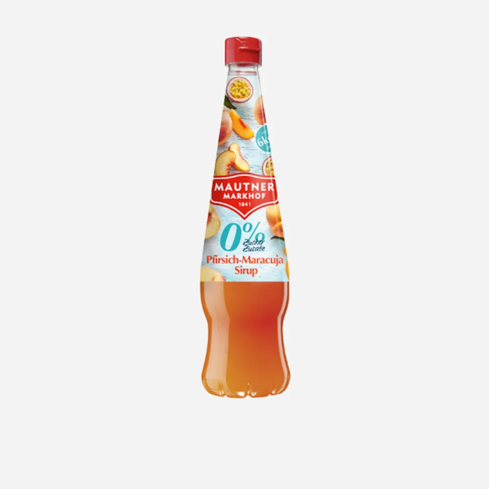 Sirup 0% cukor Broskyňa-Maracuja