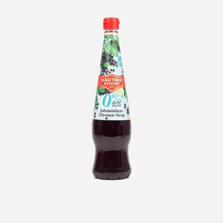 Sirup 0% cukor Čierne ríbezle-citrón