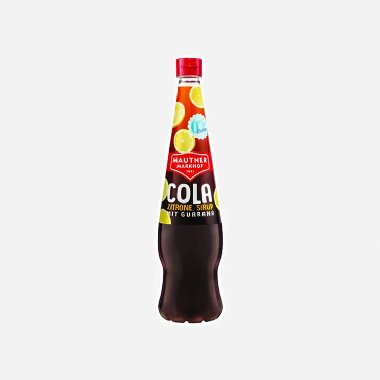 Sirup Cola a citrón 0 % cukru