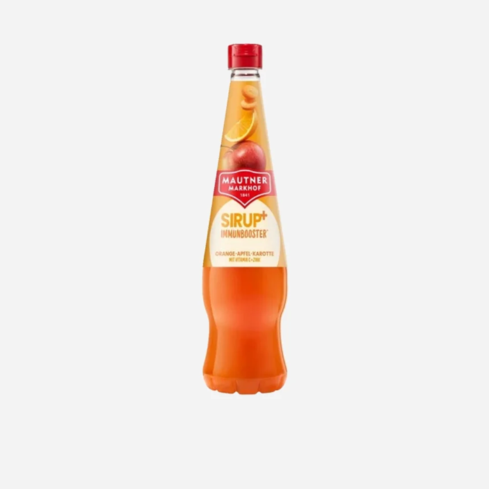 Sirup+ Imunita pomaranč, jablko a mrkva s vitamínom C a zinkom