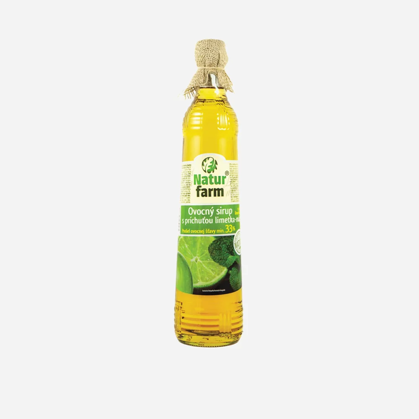 Sirup limetka a mäta min. 33%
