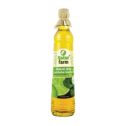 Sirup limetka a mäta min. 33 %