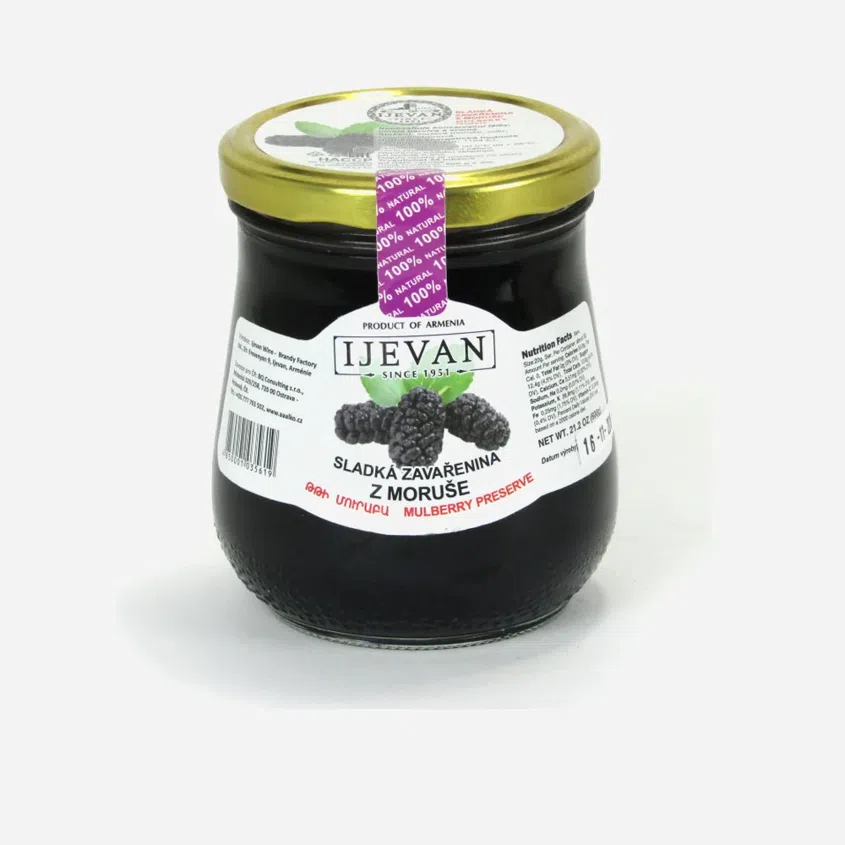 Sladká zaváranina z moruše