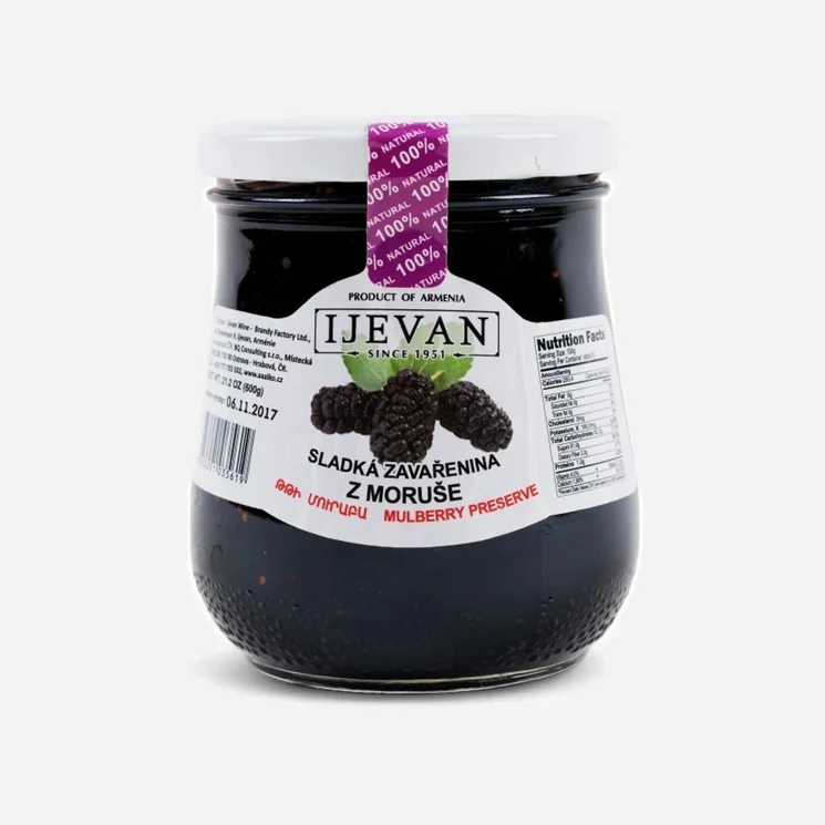 Sladká zaváranina z moruše