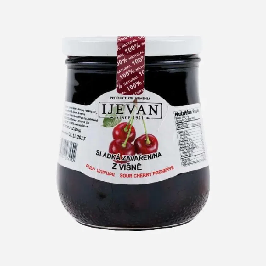 Sladká zaváranina z višne