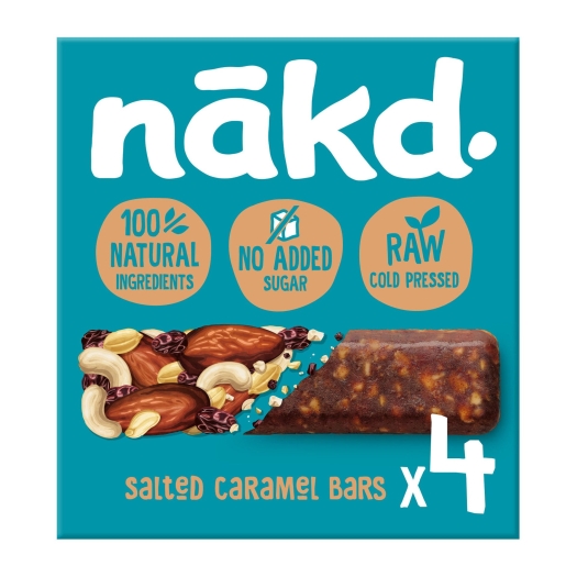 Slaný karamel - Ovocné a orechové tyčinky RAW Slaný karamel 35g x 4
