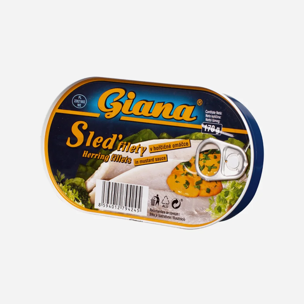Sleď filety v horčičnej omáčke