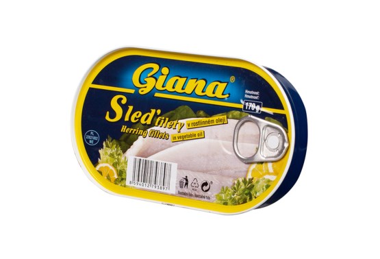 Sleď filety v rastlinnom oleji