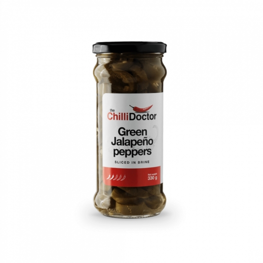 Sliced green Jalapeno