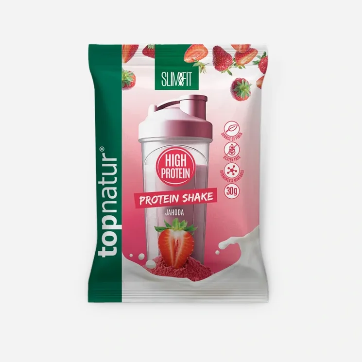 Slim and fit proteín shake jahoda