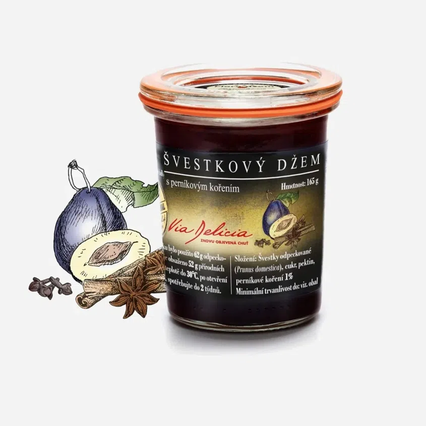 Slivkový džem s perníkovým korením