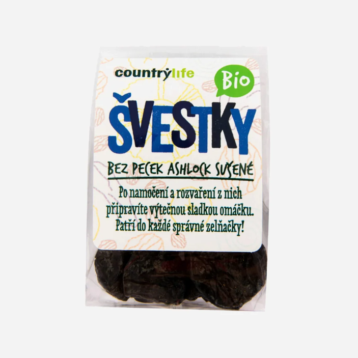 Slivky sušené bez kôstok Ashlock BIO