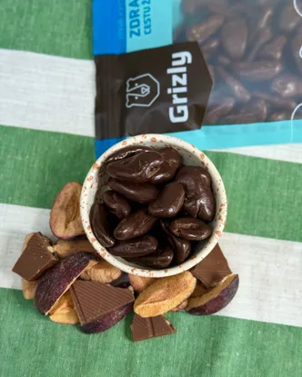 Slivky v horkej čokoláde