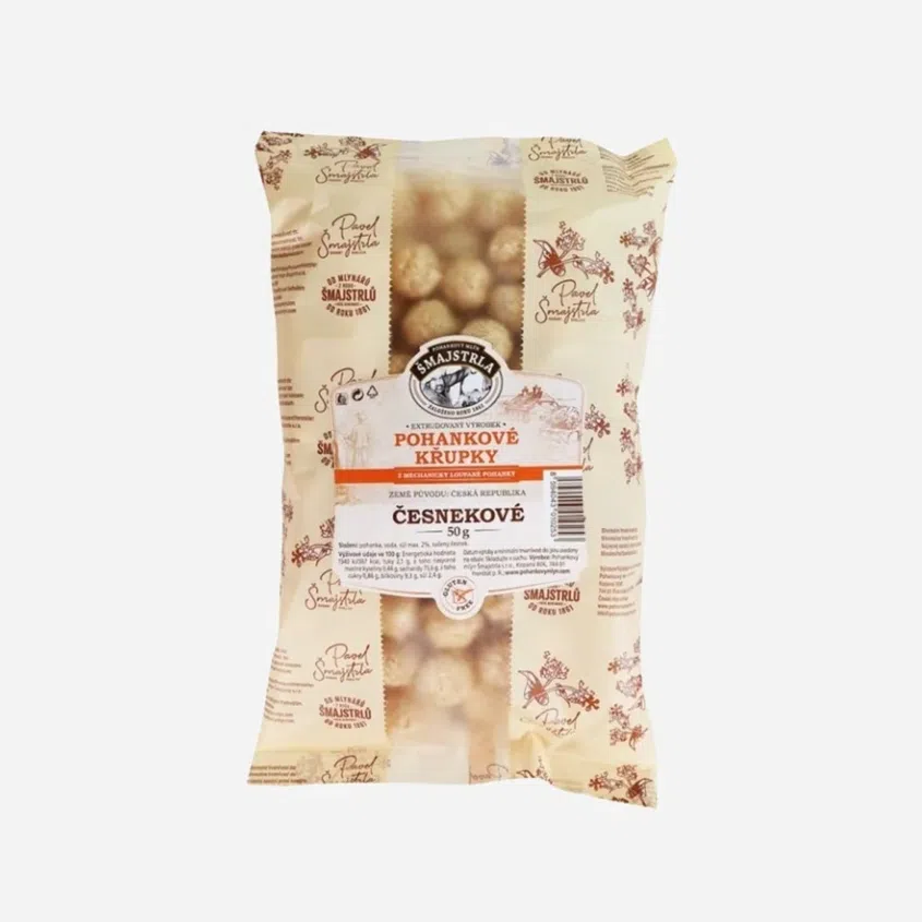 Šmajstrla Pohánkové chrumky cesnakové
