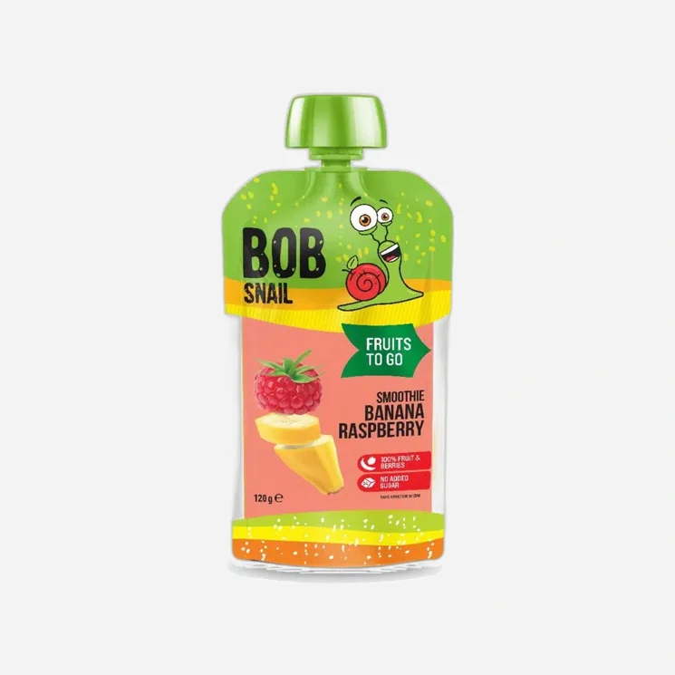 Smoothie banán a malina