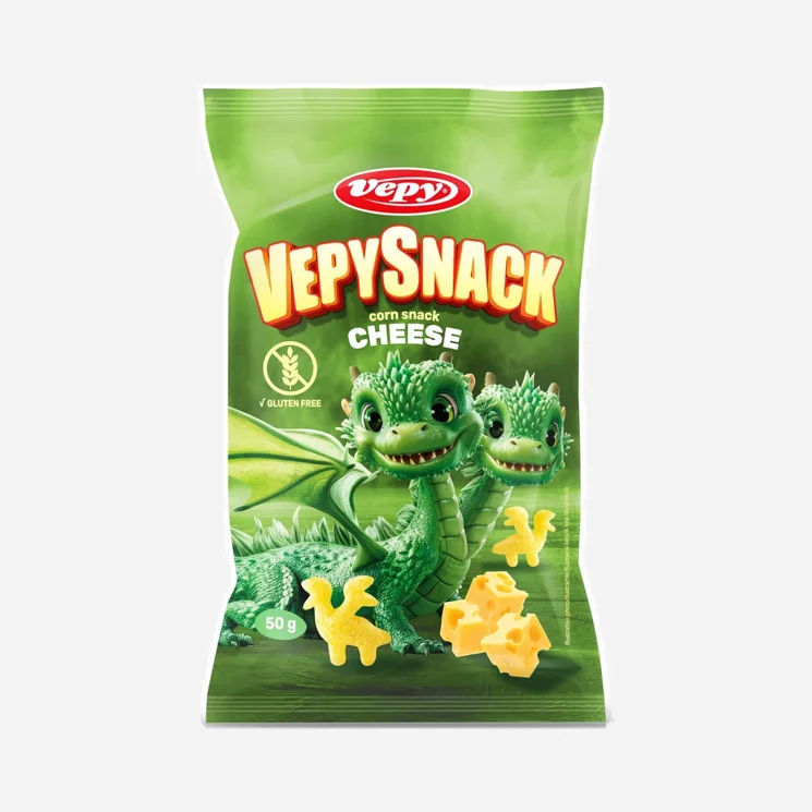 Snack s príchuťou syra