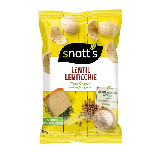 Snack šošovkový chips syr a bylinky
