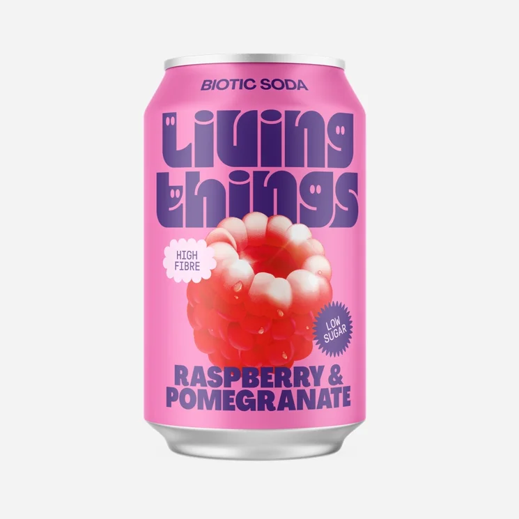 Soda malina a granátové jablko
