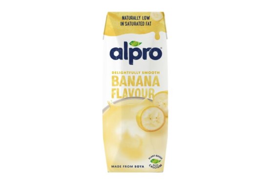 Sójový nápoj s banánovou príchuťou