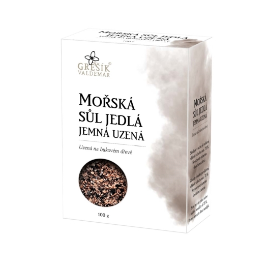 Soľ Morská jedlá jemná údená