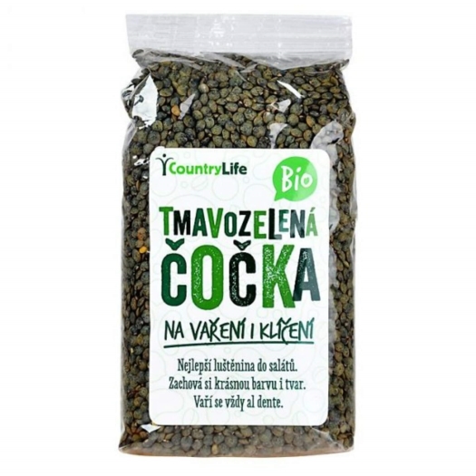 Šošovica tmavozelená BIO